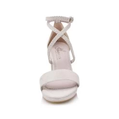 Fiarucci Bridal Giena Bruidsschoenen -Droom Trouwjurk giena off white suede leather braided 4