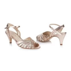 Rachel Simpson Giselle Roségoud Bruidsschoenen -Droom Trouwjurk giselle 5