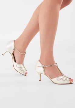 Rainbow Club Harlowe Bruidsschoenen -Droom Trouwjurk harlow ivory satin gold