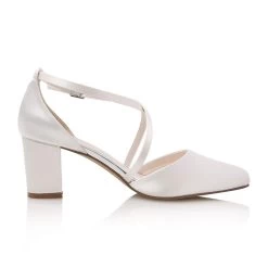 Rainbow Club Hellen Bruidsschoenen -Droom Trouwjurk hellen ivory satin 3