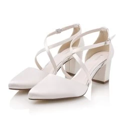 Rainbow Club Hellen Bruidsschoenen -Droom Trouwjurk hellen ivory satin 7