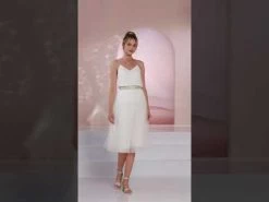 Bianco Evento Ravenna Rok Ivoor -Droom Trouwjurk hqdefault 12 14
