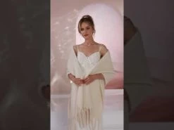 Bianco Evento E383 Sjaal 11 Bianco Evento E383 Sjaal -Droom Trouwjurk hqdefault 12 6