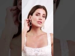 Abrazi Grace Swarovski Oorbellen Goud -Droom Trouwjurk hqdefault 21 20