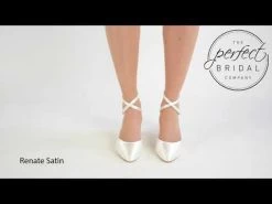 The Perfect Bridal Company Renate Satin Bruidsschoenen
