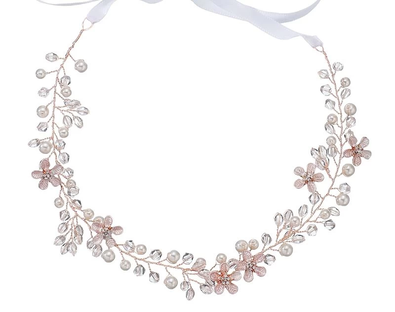 G. Westerleigh Haarband Bruid HS-J4637RG 3 G. Westerleigh Haarband Bruid HS-J4637RG - Afbeelding 3