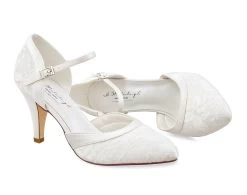 G Westerleigh Imola Bruidsschoenen Ivoor Met Kant -Droom Trouwjurk imola 2