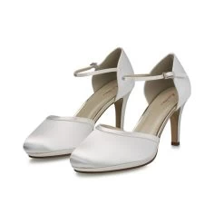 Rainbow Club Joni Wit Bruidsschoenen -Droom Trouwjurk joni white satin 6 shop