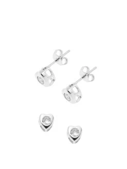 Poirier JS-002 Bruidssieraden Set Louise Zilver -Droom Trouwjurk js 002 029 js 002 e 029 001