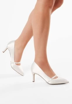 Rainbow Club Kapri Bruidsschoenen -Droom Trouwjurk kapri ivory satin pearls