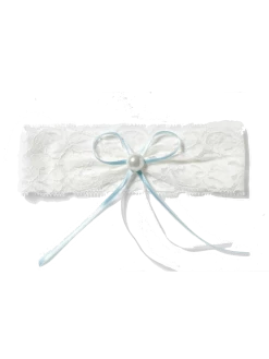 Kanten Kousenband Met Parel KB-40 Poirier