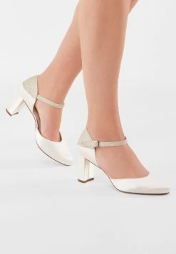 Rainbow Club Kimber Bruidsschoenen -Droom Trouwjurk kimber ivory silver fine glitter