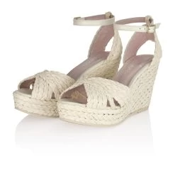 Fiarucci Bridal Louna Bruidsschoenen -Droom Trouwjurk louna perle raffia 6