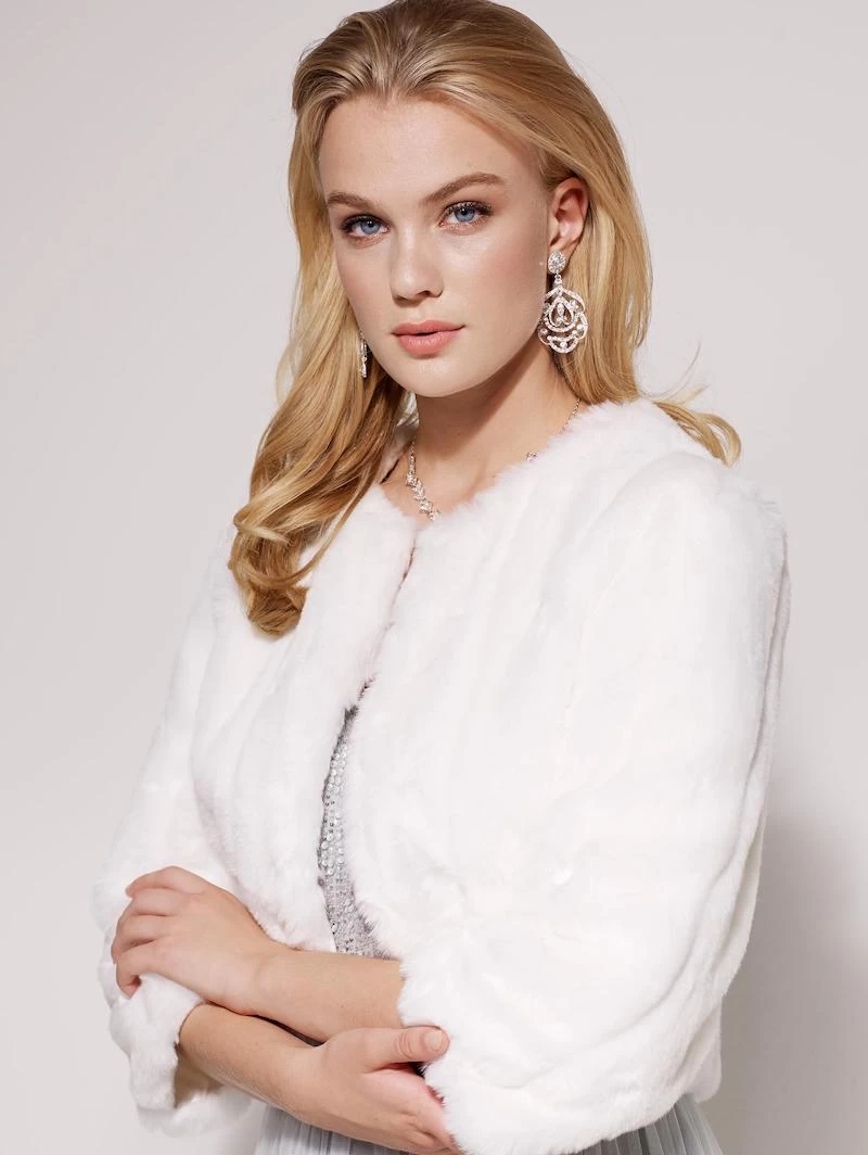 LILLY 09-3186-CR Bolero Kunstbont 6 LILLY 09-3186-CR Bolero Kunstbont - Afbeelding 6