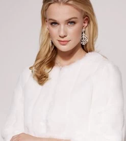 LILLY 09-3186-CR Bolero Kunstbont 11 LILLY 09-3186-CR Bolero Kunstbont -Droom Trouwjurk ly 09 3186 cr 5 1