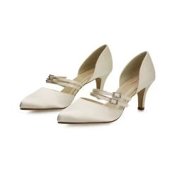 Rainbow Club Misty Bruidsschoenen -Droom Trouwjurk misty ivory satin 6