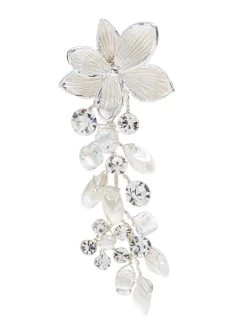 Poirier NC-1334 Oorbellen Zilver -Droom Trouwjurk nc 1334 029 nc 1334 029 03