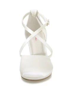 Rainbow Club Olaila Bruidsschoenen -Droom Trouwjurk olaila ivory satin 3 3