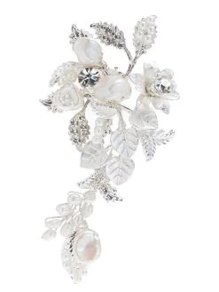 Poirier NC-1325 Oorbellen Zilver -Droom Trouwjurk po nc 1325 silver 4