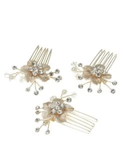 Poirier BB-420 Haarkammen Goud -Droom Trouwjurk poirier bb 420 gold 3