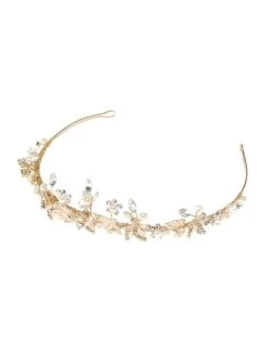 Poirier BB-7138 Tiara Goud -Droom Trouwjurk poirier bb 7138 gold 3