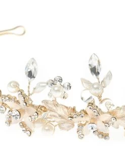 Poirier BB-7138 Tiara Goud -Droom Trouwjurk poirier bb 7138 gold 4