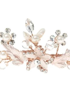 Poirier BB-7138 Tiara Roségoud -Droom Trouwjurk poirier bb 7138 rose 3