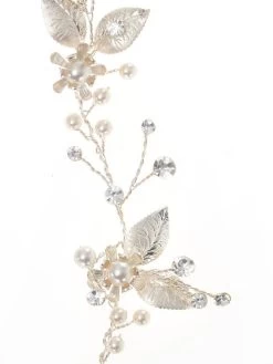 Poirier BB-8578 Haarstreng Zilver -Droom Trouwjurk poirier bb 8578 silver 3