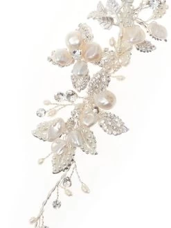 Poirier BB-8580 Haarstreng Zilver -Droom Trouwjurk poirier bb 8580 silver 3