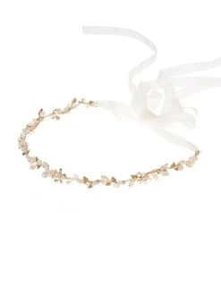 Poirier BB-8581 Haarstreng Goud -Droom Trouwjurk poirier bb 8581 gold 3