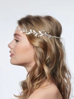 Poirier BB-8610 Haarband Zilver -Droom Trouwjurk poirier bb 8610 silver hairband 3