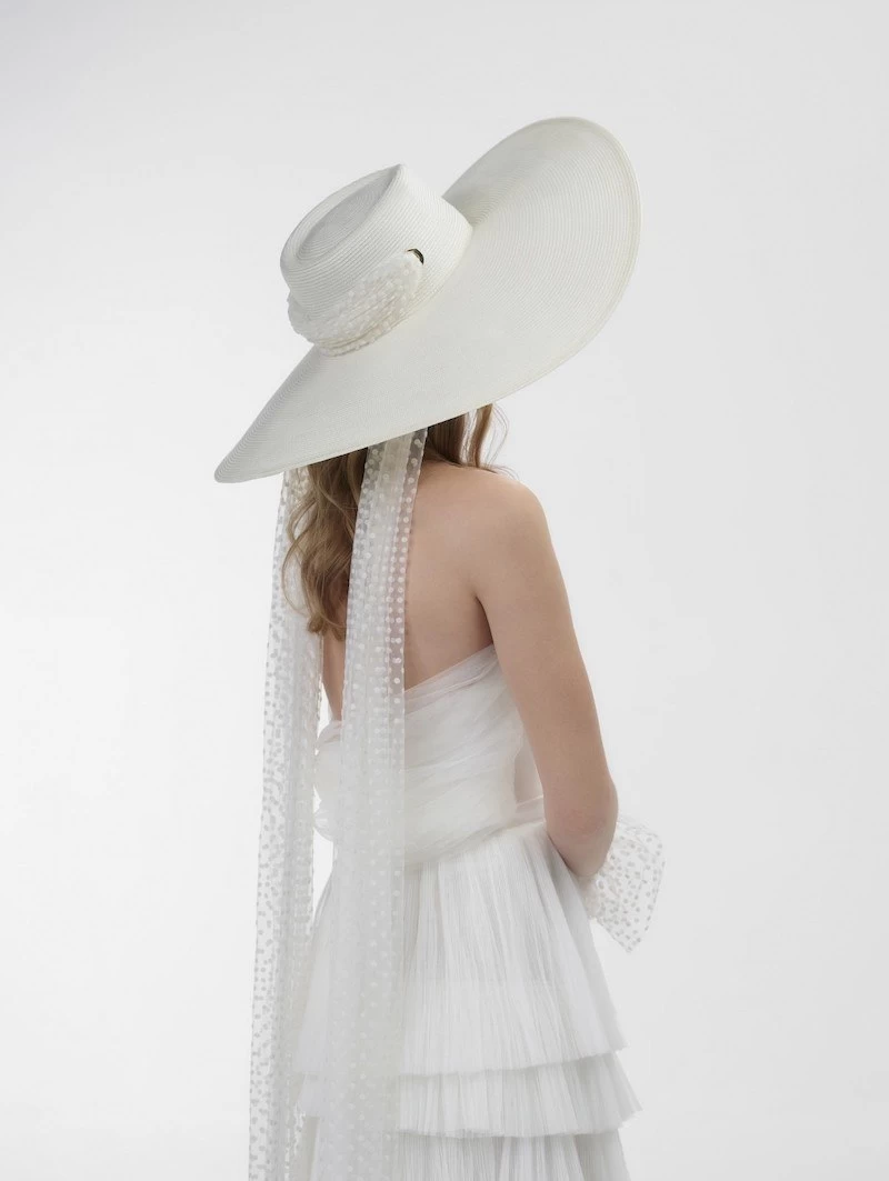 Poirier HT-103-Ivory Hoed 5 Poirier HT-103-Ivory Hoed - Afbeelding 5