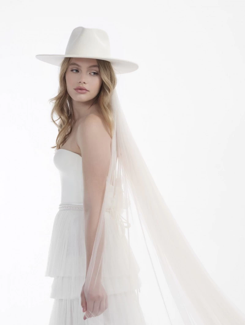 Poirier HT-301-Off White Hoed 2 Poirier HT-301-Off White Hoed - Afbeelding 2