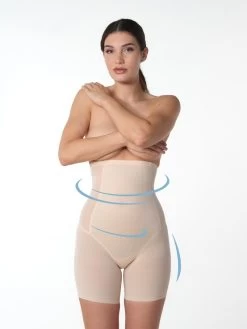 Poirier MP-50 High Waist Control Short Blush