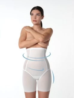 Poirier MP-50 High Waist Control Short Ivory