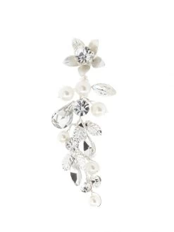 Poirier NC-1324 Oorbellen Zilver -Droom Trouwjurk poirier nc 1324 earrings silver 4