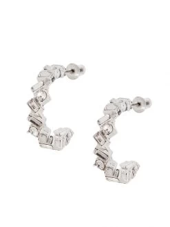 Poirier NC-1393 Oorbellen Zilver -Droom Trouwjurk poirier nc 1393 earrings silver 3