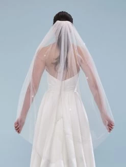 Poirier S46-120-1-Blush Sluier -Droom Trouwjurk poirier s46 120 1 blush 4