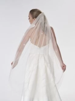 Poirier S47-120-1-Blush Sluier -Droom Trouwjurk poirier s47 120 1 blush 4