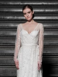 Poirier T-117 Kimono Jurk Lace -Droom Trouwjurk poirier t 117 dress lace 3