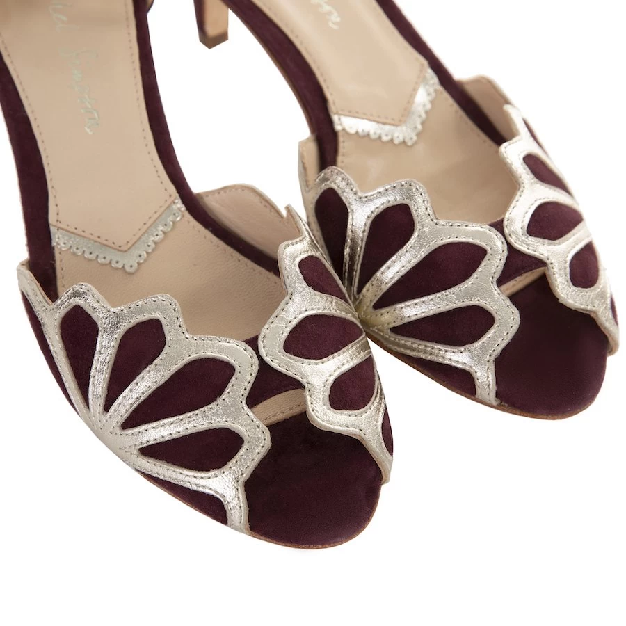 Rachel Simpson Isadora Bruidsschoenen Rood 4 Rachel Simpson Isadora Bruidsschoenen Rood - Afbeelding 4