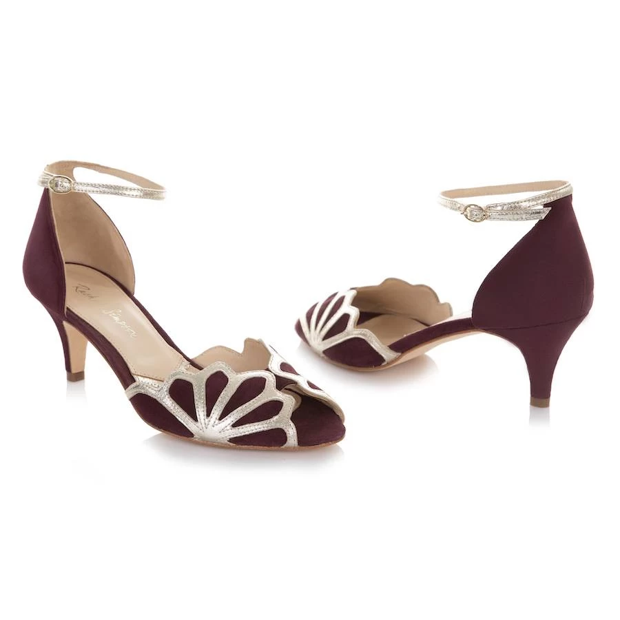 Rachel Simpson Isadora Bruidsschoenen Rood 3 Rachel Simpson Isadora Bruidsschoenen Rood - Afbeelding 3