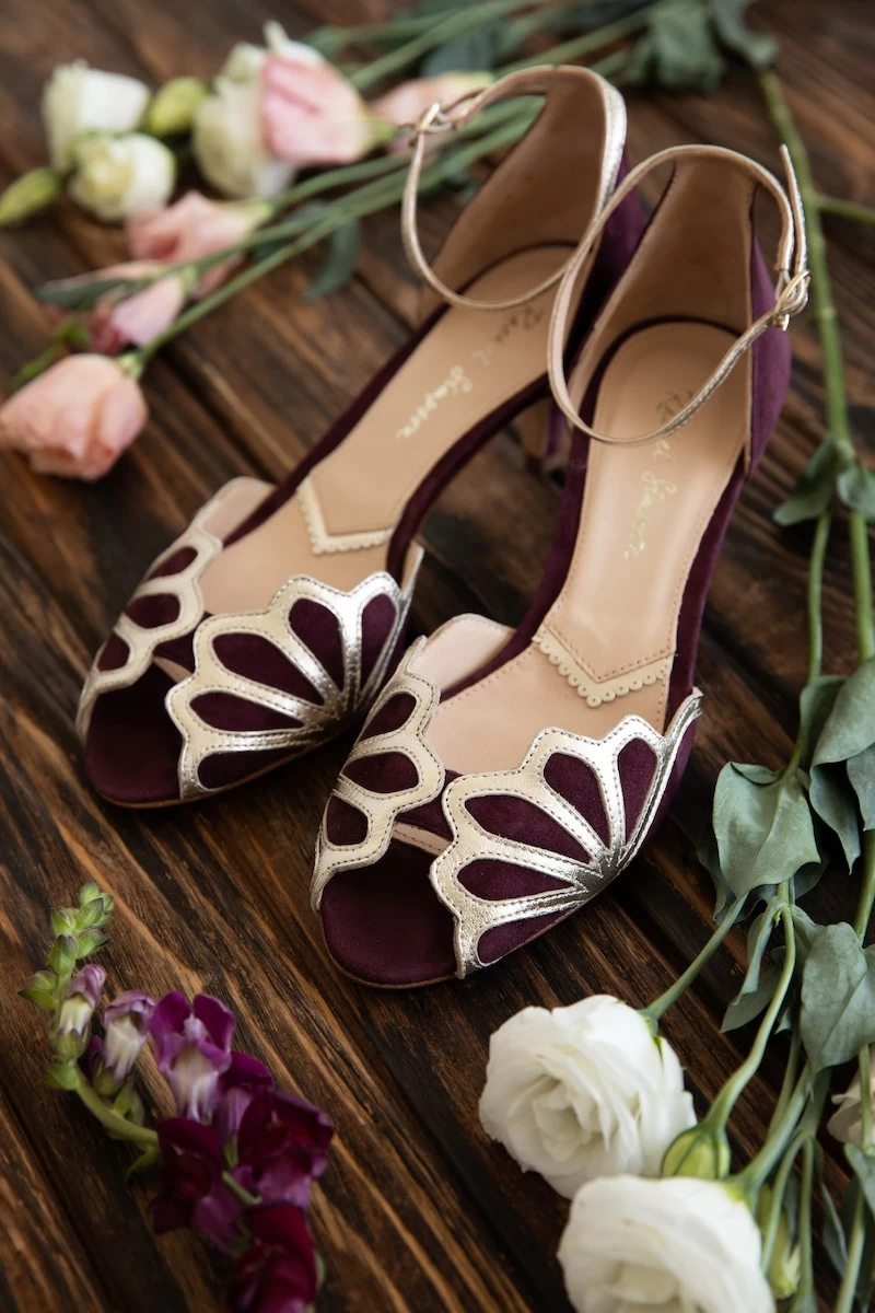 Rachel Simpson Isadora Bruidsschoenen Rood 5 Rachel Simpson Isadora Bruidsschoenen Rood - Afbeelding 5