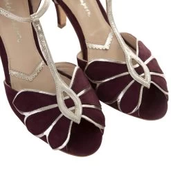 Rachel Simpson Mimosa Bruidsschoenen Rood 9 Rachel Simpson Mimosa Bruidsschoenen Rood -Droom Trouwjurk rachel simpson mimosa berry detail