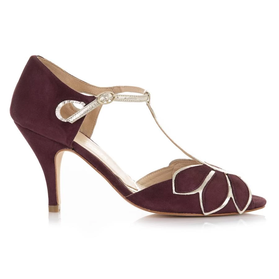 Rachel Simpson Mimosa Bruidsschoenen Rood 1 Rachel Simpson Mimosa Bruidsschoenen Rood