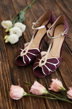 Rachel Simpson Mimosa Bruidsschoenen Rood 10 Rachel Simpson Mimosa Bruidsschoenen Rood -Droom Trouwjurk rachel simpson mimosa berry sept 2020