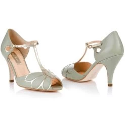 Rachel Simpson Bruidsschoenen Mimosa Mint Groen -Droom Trouwjurk rachel simpson shoes mimosa mint 2 1 3