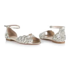Rachel Simpson Willow Glitter Bruidsschoenen -Droom Trouwjurk rachel simpson willow platinum 3