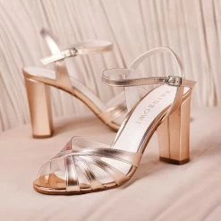 Rainbow Club Blake Bruidsschoenen Rose Goud -Droom Trouwjurk rainbow club blake rose gold matt pls b