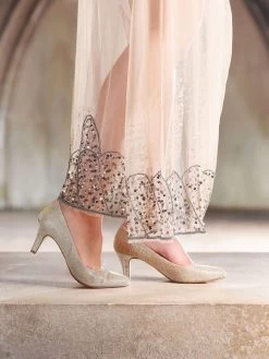 Rainbow Club Brooke Goud Bruidsschoenen -Droom Trouwjurk rainbow club brooke gold metallic 14